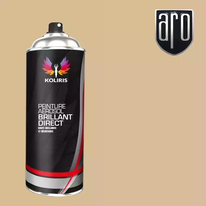 Bombe de peinture voiture 1K brillant Aro 400ml