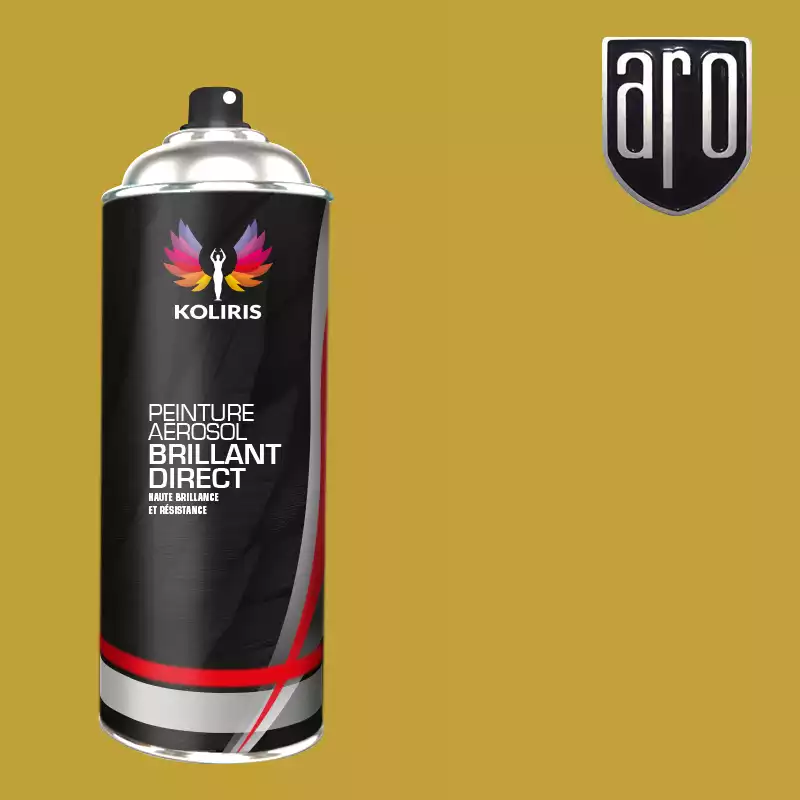 Bombe de peinture voiture 1K brillant Aro 400ml