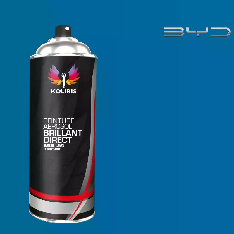 Bombe de peinture voiture 1K brillant Byd Auto 400ml