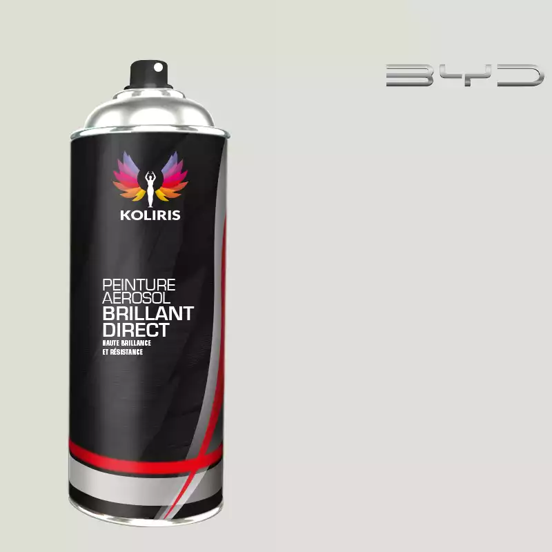 Bombe de peinture voiture 1K brillant Byd Auto 400ml