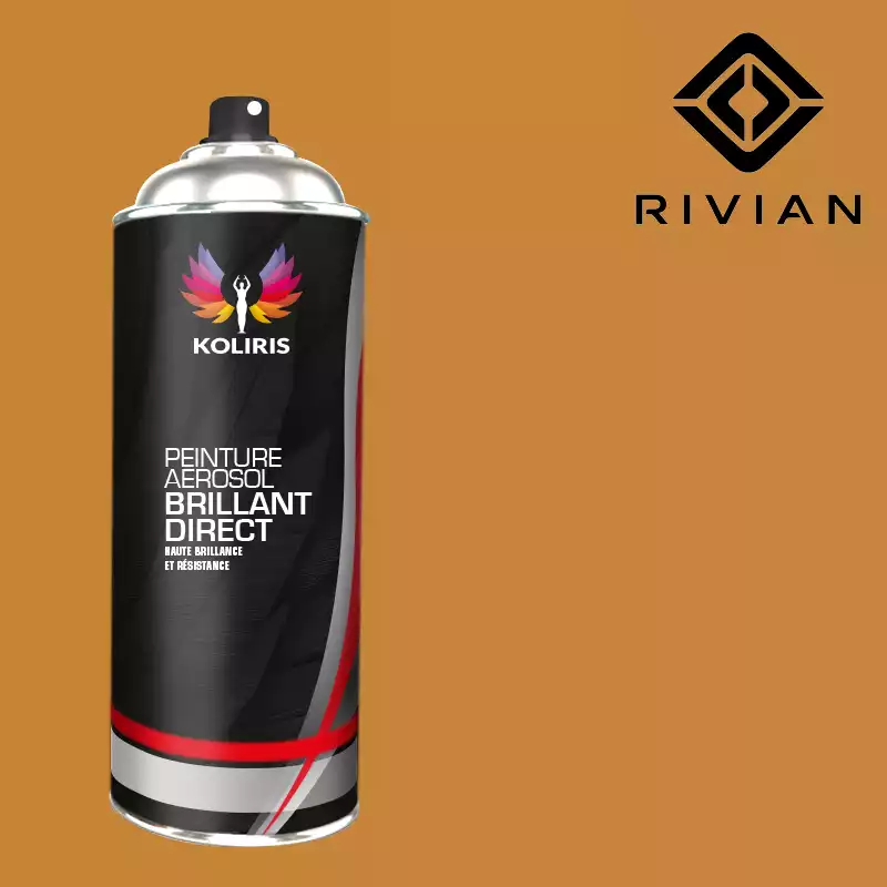 Bombe de peinture voiture 1K brillant Rivian 400ml