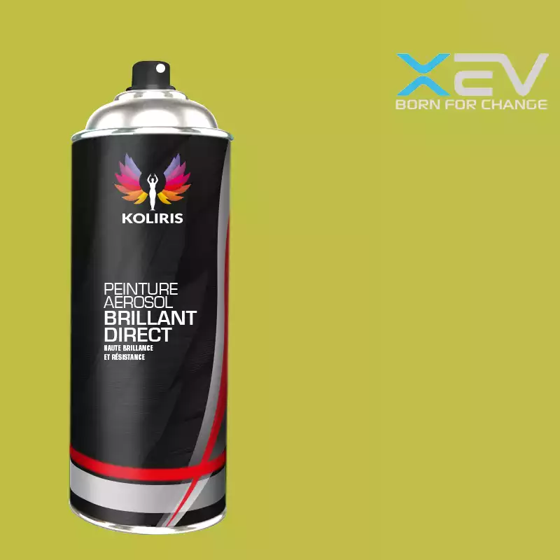 Bombe de peinture voiture 1K brillant Xev 400ml