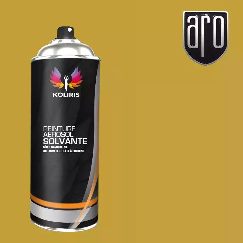 Bombe de peinture voiture solvant Aro 400ml