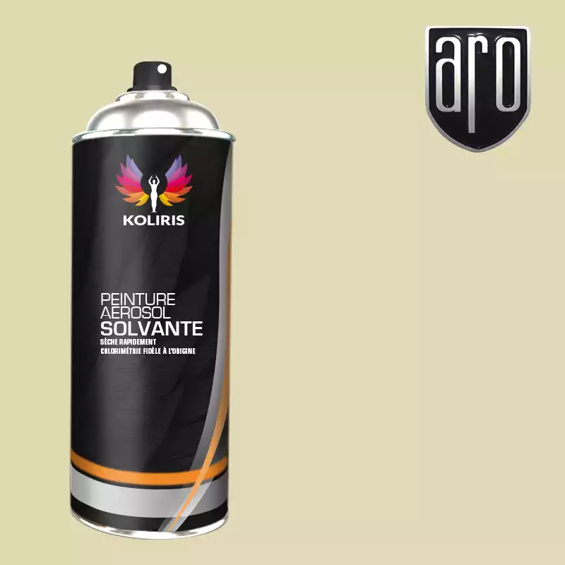 Bombe de peinture voiture solvant Aro 400ml