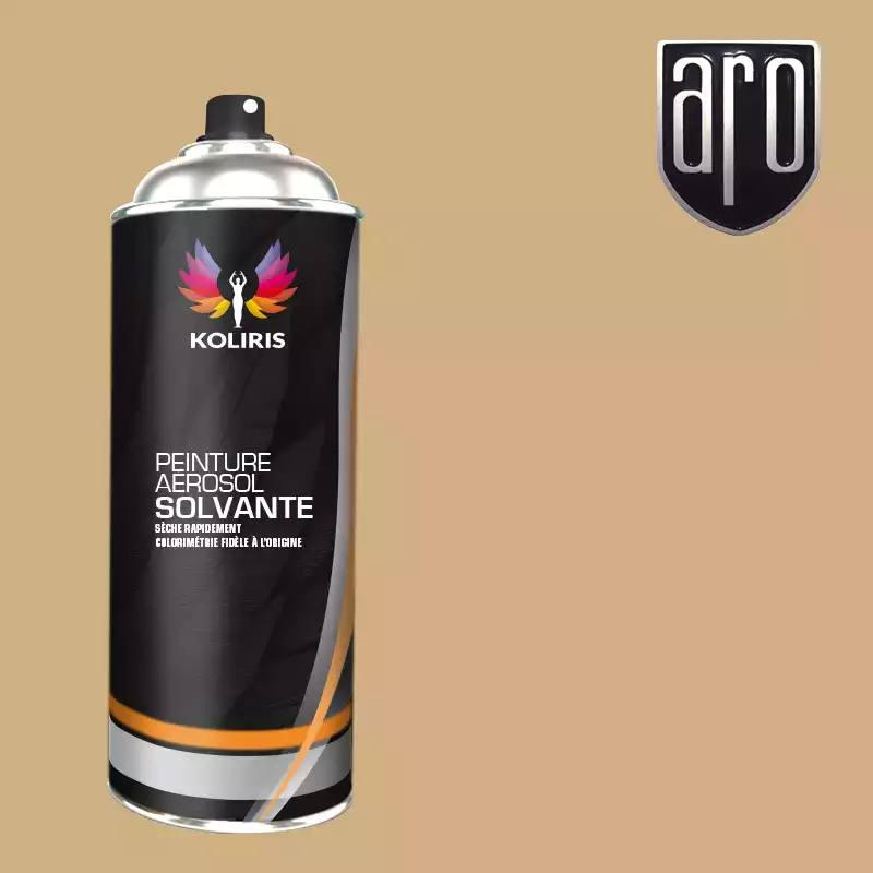 Bombe de peinture voiture solvant Aro 400ml