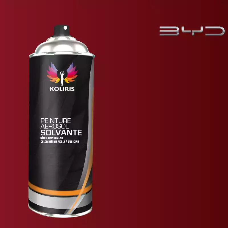 Bombe de peinture voiture solvant Byd Auto 400ml