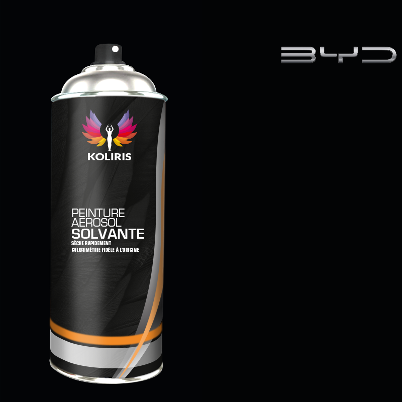 Bombe de peinture voiture solvant Byd Auto 400ml