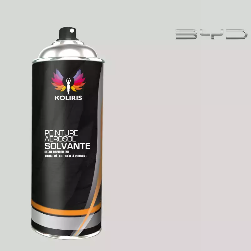 Bombe de peinture voiture solvant Byd Auto 400ml