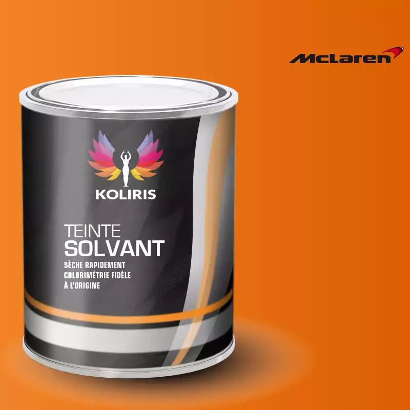 Peinture voiture solvant Mclaren