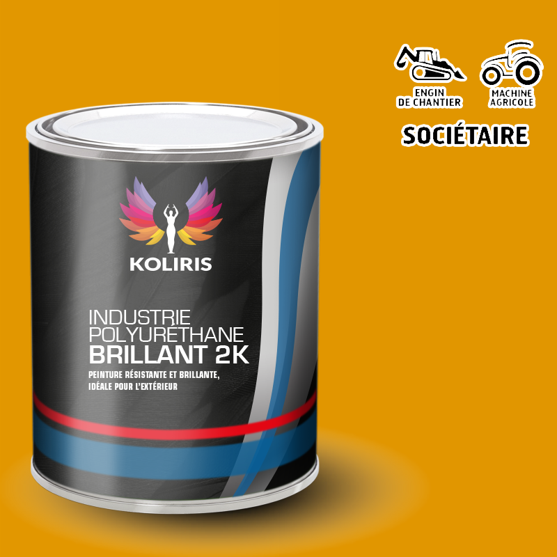 Peinture industrie 2K PU brillante Agricole et Engin de chantier