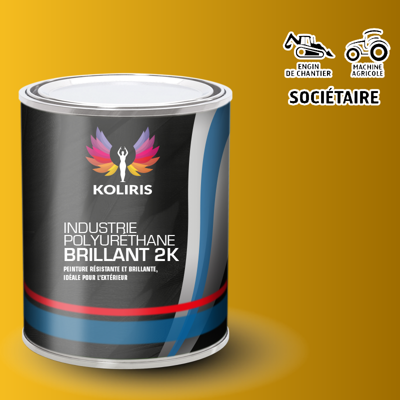 Peinture industrie 2K PU brillante Agricole et Engin de chantier