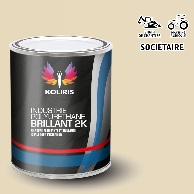 Peinture industrie 2K PU brillante Agricole et Engin de chantier