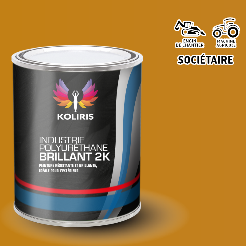 Peinture industrie 2K PU brillante Agricole et Engin de chantier