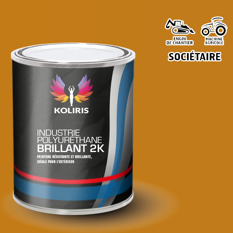 Peinture industrie 2K PU brillante Agricole et Engin de chantier