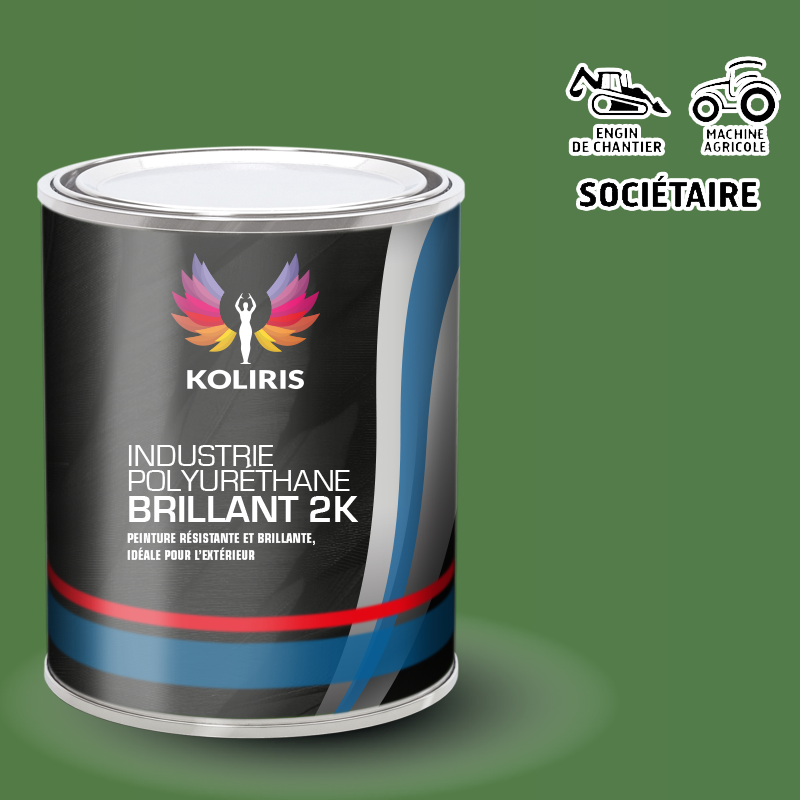 Peinture industrie 2K PU brillante Agricole et Engin de chantier