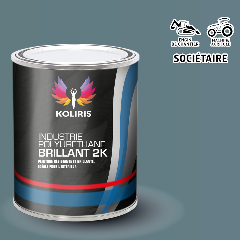 Peinture industrie 2K PU brillante Agricole et Engin de chantier