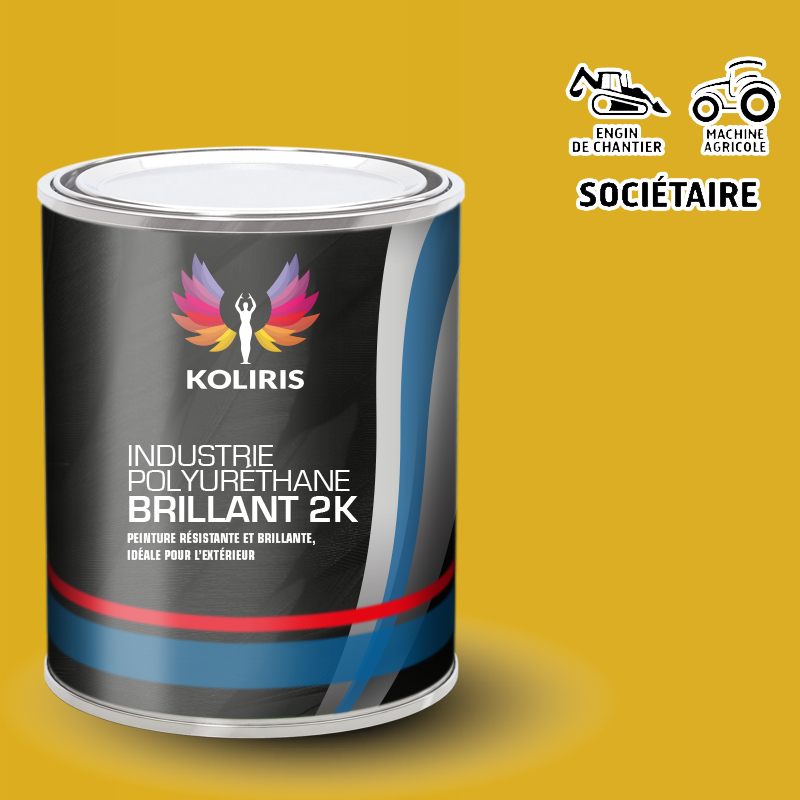 Peinture industrie 2K PU brillante Agricole et Engin de chantier