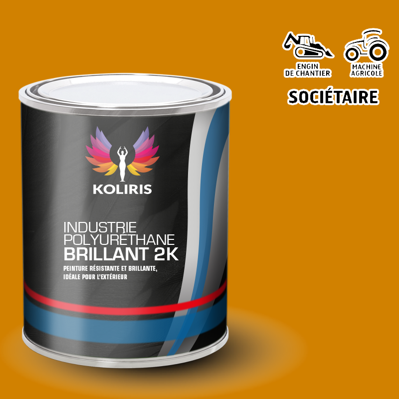 Peinture industrie 2K PU brillante Agricole et Engin de chantier