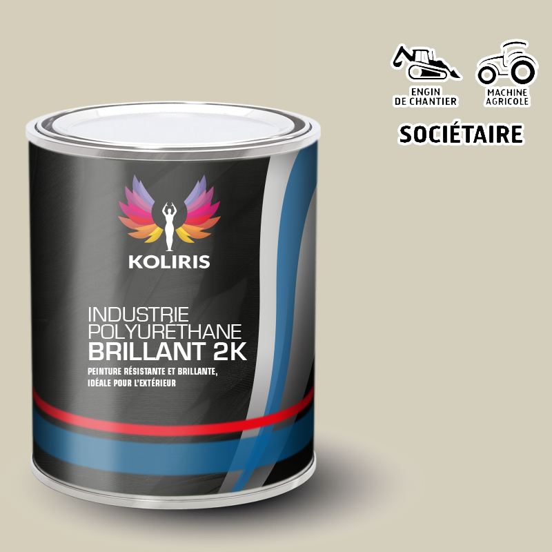 Peinture industrie 2K PU brillante Agricole et Engin de chantier