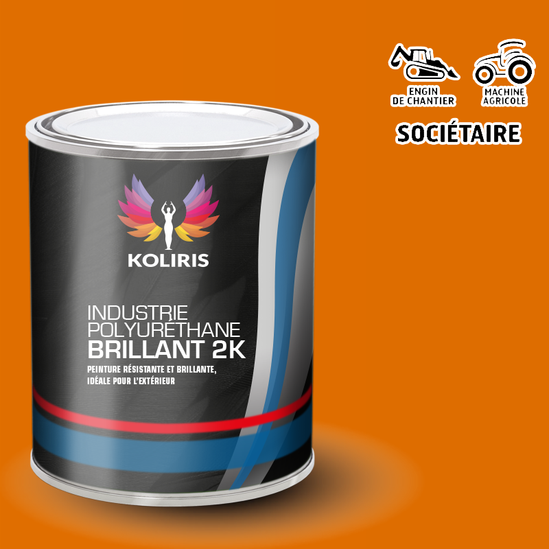 Peinture industrie 2K PU brillante Agricole et Engin de chantier