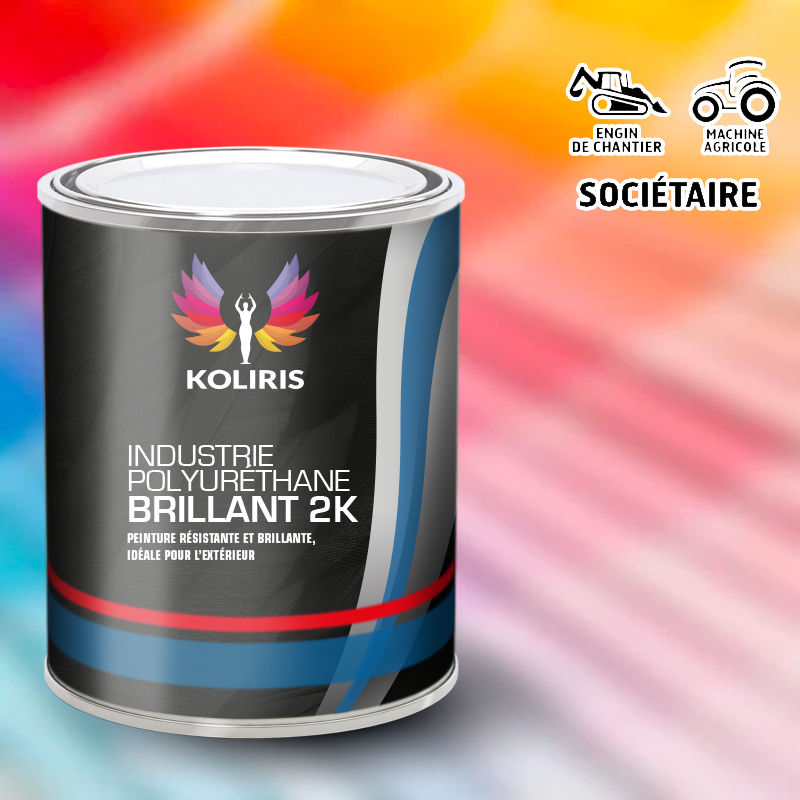 Peinture industrie 2K PU brillante Agricole et Engin de chantier