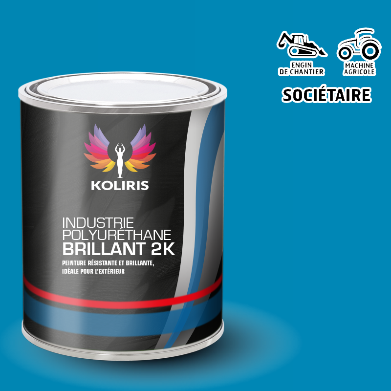 Peinture industrie 2K PU brillante Agricole et Engin de chantier