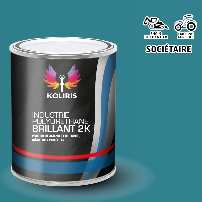 Peinture industrie 2K PU brillante Agricole et Engin de chantier