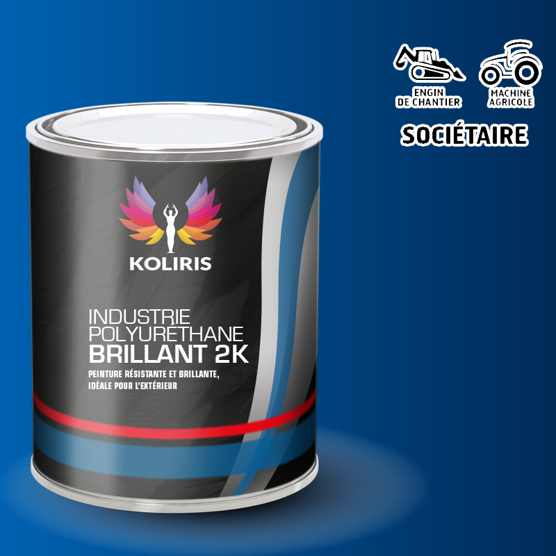 Peinture industrie 2K PU brillante Agricole et Engin de chantier