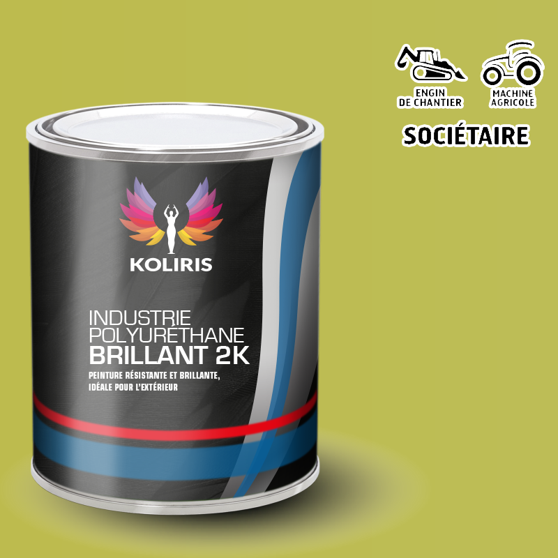 Peinture industrie 2K PU brillante Agricole et Engin de chantier