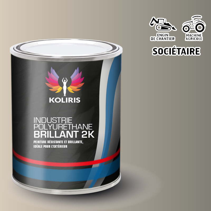 Peinture industrie 2K PU brillante Agricole et Engin de chantier