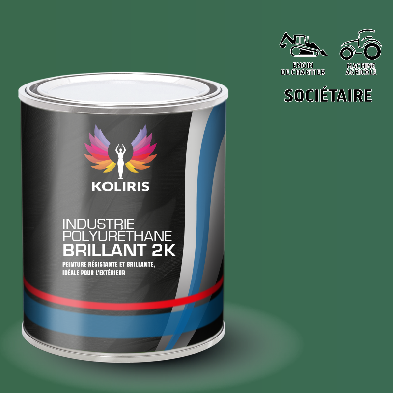 Peinture industrie 2K PU brillante Agricole et Engin de chantier