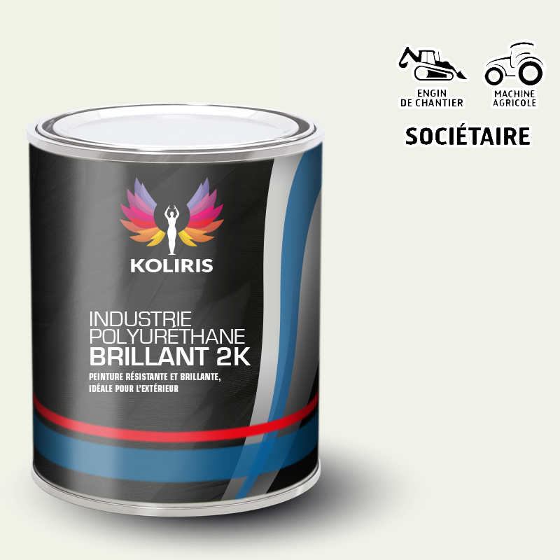 Peinture industrie 2K PU brillante Agricole et Engin de chantier