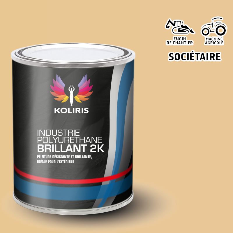 Peinture industrie 2K PU brillante Agricole et Engin de chantier