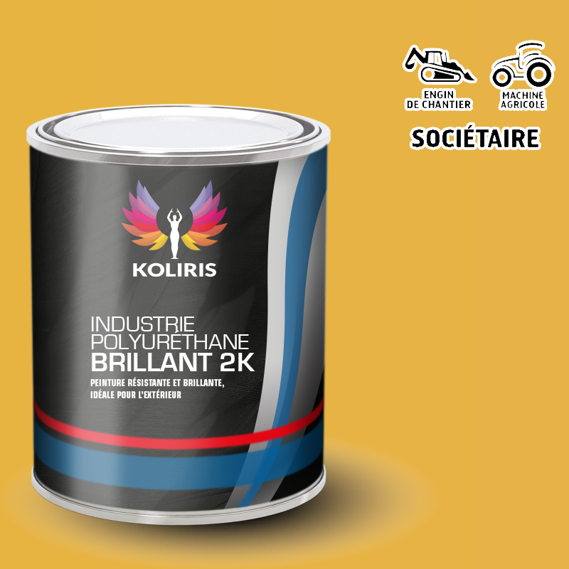 Peinture industrie 2K PU brillante Agricole et Engin de chantier