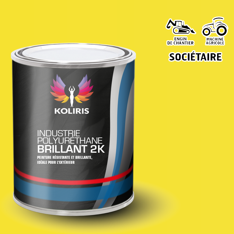 Peinture industrie 2K PU brillante Agricole et Engin de chantier