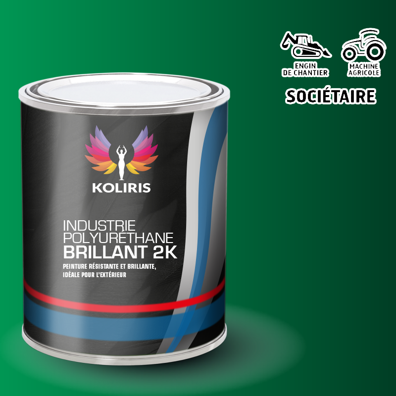 Peinture industrie 2K PU brillante Agricole et Engin de chantier