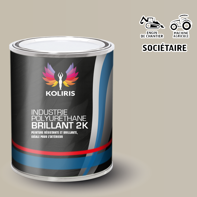 Peinture industrie 2K PU brillante Agricole et Engin de chantier