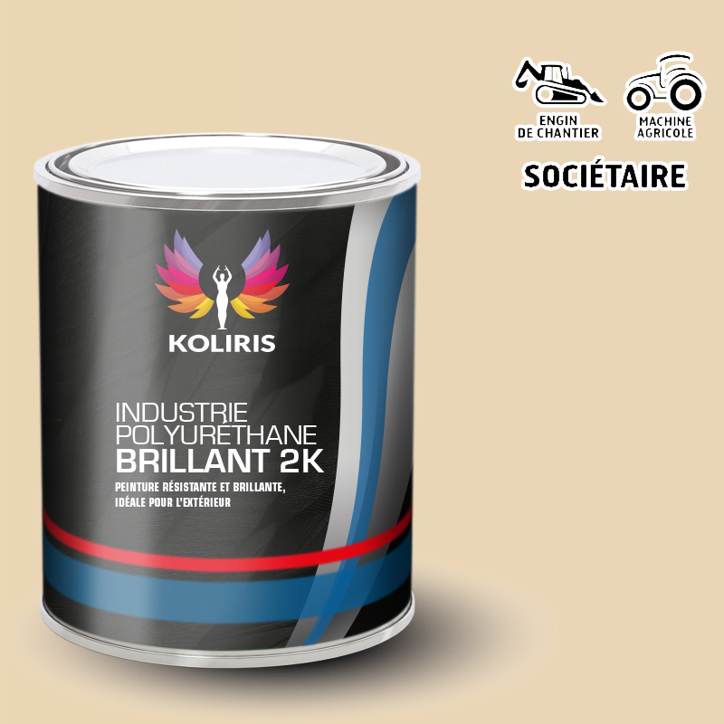 Peinture industrie 2K PU brillante Agricole et Engin de chantier