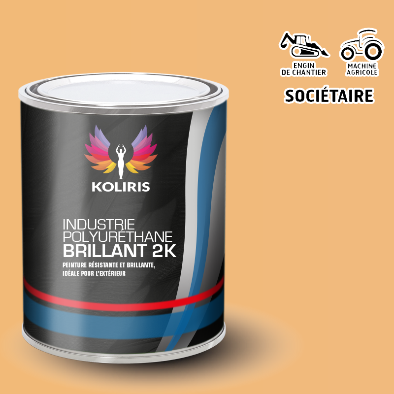 Peinture industrie 2K PU brillante Agricole et Engin de chantier