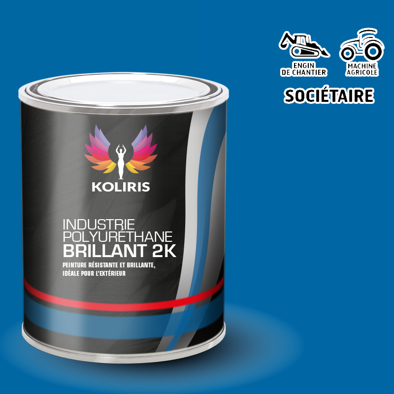 Peinture industrie 2K PU brillante Agricole et Engin de chantier