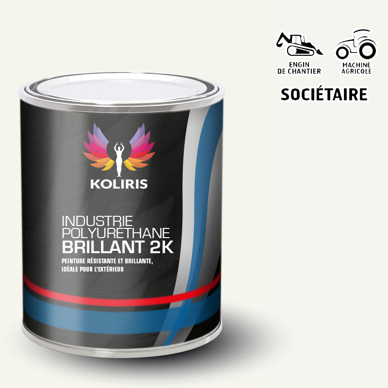 Peinture industrie 2K PU brillante Agricole et Engin de chantier