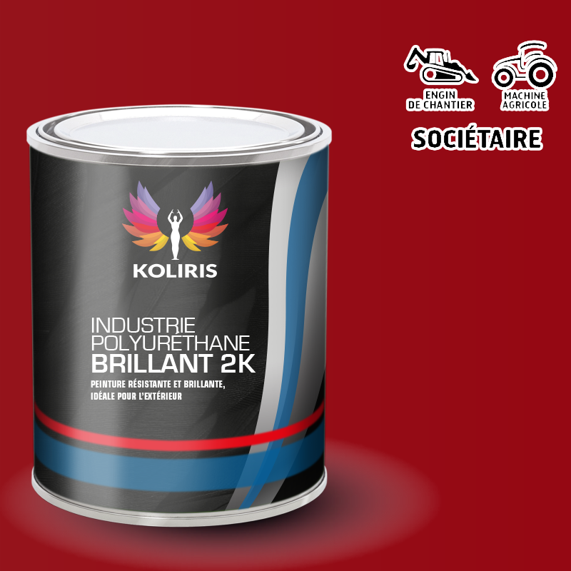 Peinture industrie 2K PU brillante Agricole et Engin de chantier