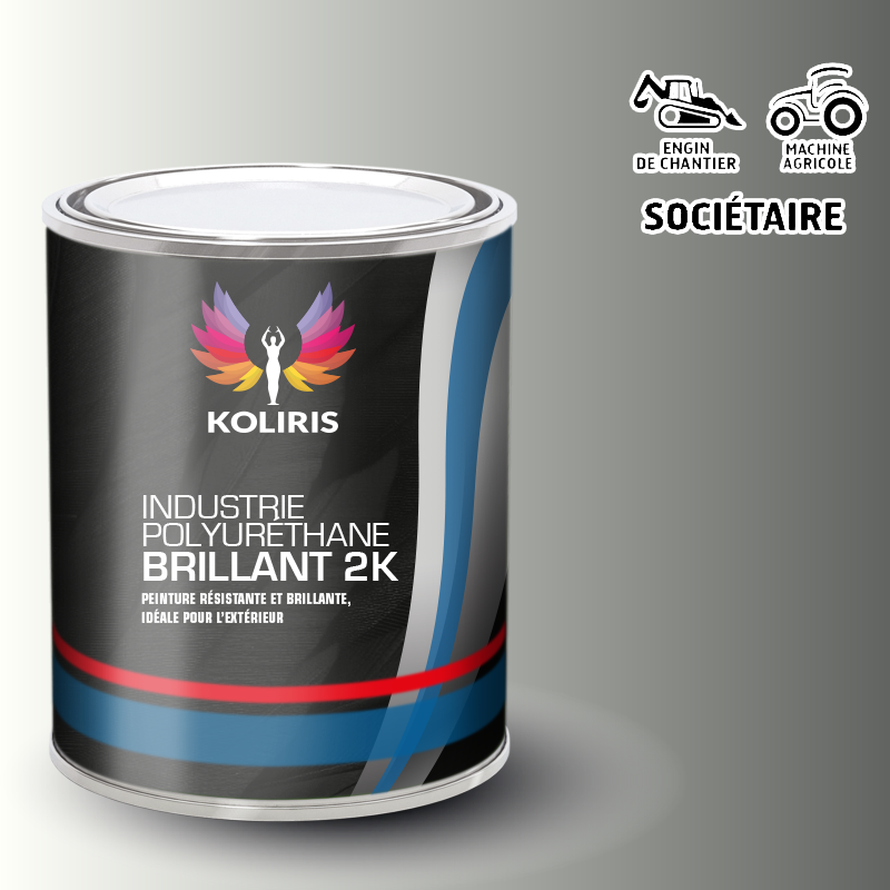 Peinture industrie 2K PU brillante Agricole et Engin de chantier