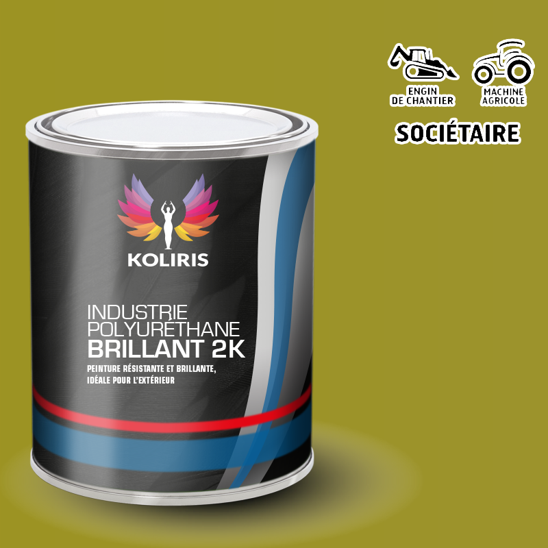 Peinture industrie 2K PU brillante Agricole et Engin de chantier