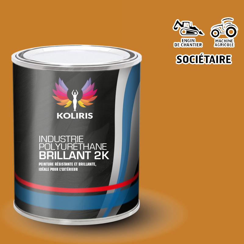 Peinture industrie 2K PU brillante Agricole et Engin de chantier