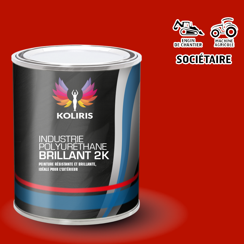 Peinture industrie 2K PU brillante Agricole et Engin de chantier