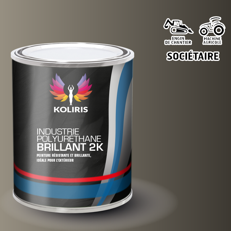 Peinture industrie 2K PU brillante Agricole et Engin de chantier