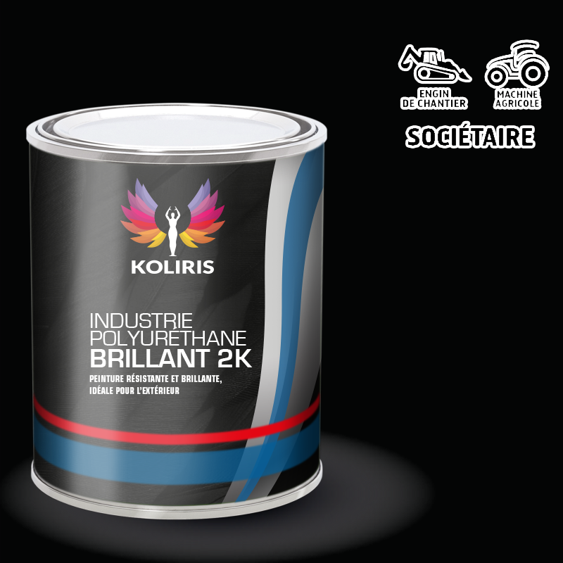 Peinture industrie 2K PU brillante Agricole et Engin de chantier