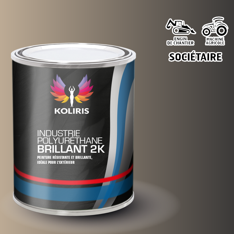 Peinture industrie 2K PU brillante Agricole et Engin de chantier