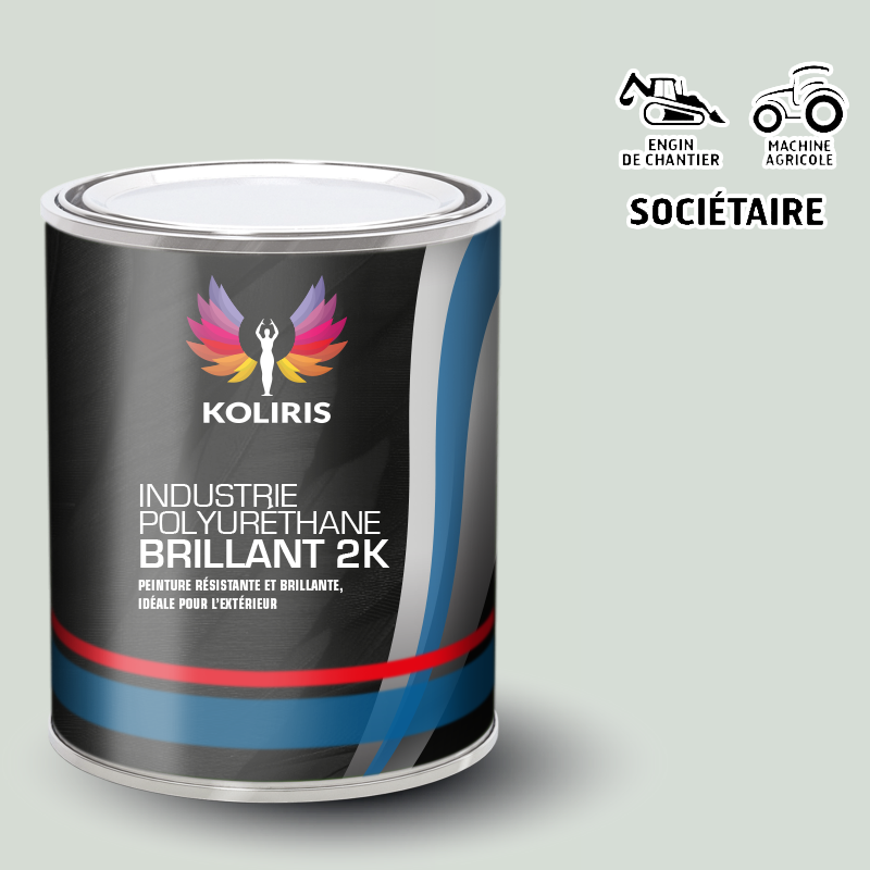 Peinture industrie 2K PU brillante Agricole et Engin de chantier